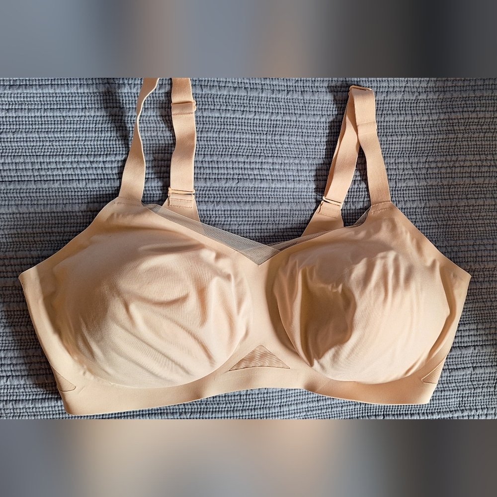 Honeylove Nude Crossover Bra 2x+ - Picture 6 of 12